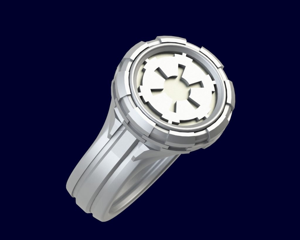 Ruling Style Ring - L - Style 2 Rule - The Kyber Temple